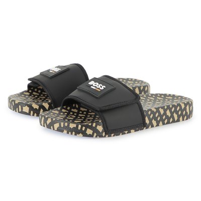 Claquettes à fermeture par bandes auto aggripantes BOSS KIDSWEAR