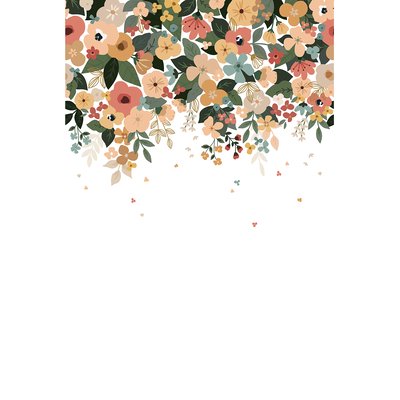Papier peint panoramique grandes fleurs BLOEM LILIPINSO
