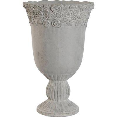 support de pot en ciment  effet vieilli style romantique RECOLLECTION