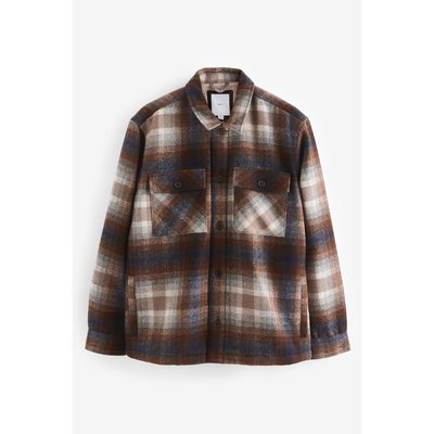 Veste-chemise aux carreaux et doublure NEXT