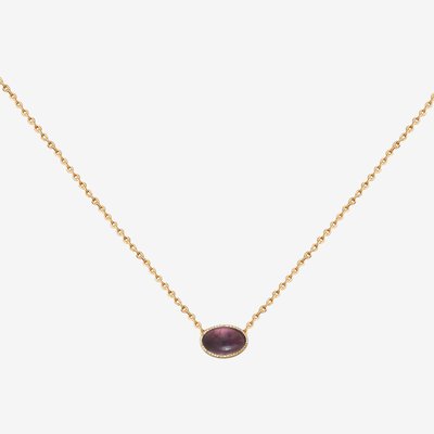 Collier doré à l'or fin CAB OVALE CAROLINE NAJMAN
