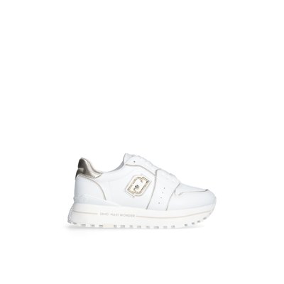 Sneakers à plateforme en cuir LIU JO