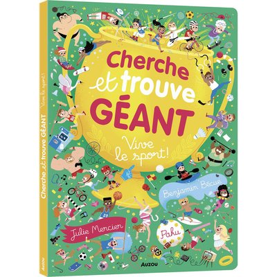 Livre Cherche et trouve géant Vive le sport ! EDITIONS AUZOU