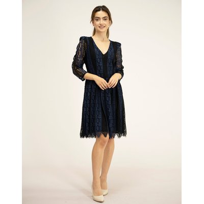 Robe noire dentelle naf naf La Redoute