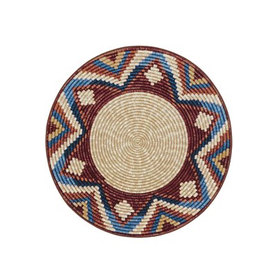 Tapis d'extérieur & intérieur rond KENYA BENUTA 