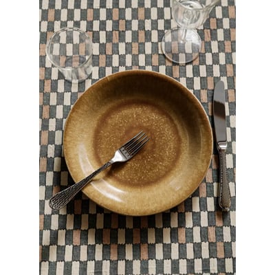Assiette plate en grès dégradé MANGO HOME