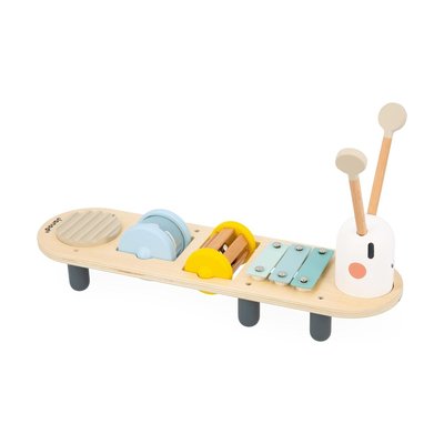 Stand d'éveil sonore chenille Sweet Cocoon JANOD