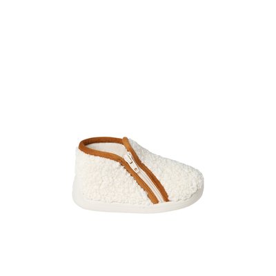Chaussons textile moutonné fabriqués en France VERTBAUDET