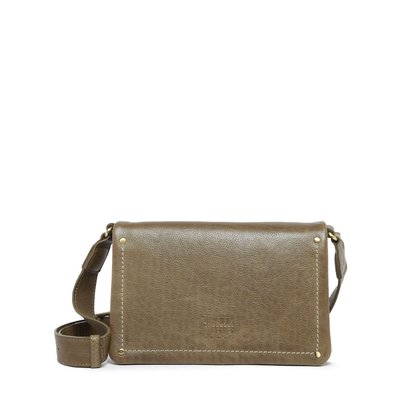 Sac bandoulière Boston cuir BASILIC PEPPER