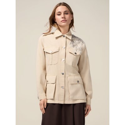 Veste réalisée en tissu 100% coton OLTRE