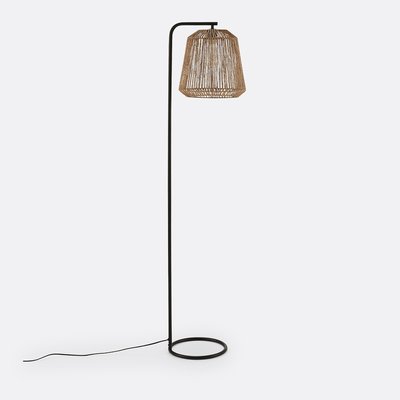 Lampadaire métal fer et chanvre, Yaku LA REDOUTE INTERIEURS