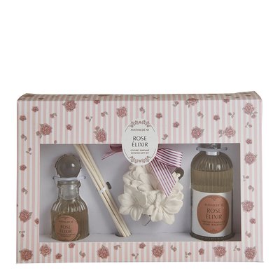 Coffret Parfum d'ambiance - Rose Élixir MATHILDE M