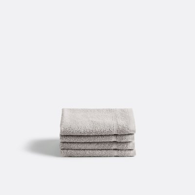Lot 4 serviettes d'invité éponge 600 g/m², Zavara LA REDOUTE INTERIEURS