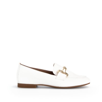 Mocassins en cuir velours à talon décroché GABOR