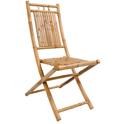 Lot de 2 chaises pliables en bambou, MEDAN NORDLYS