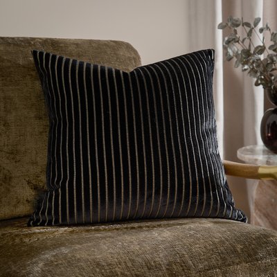 Savoy Stripe Velvet Cushion PAOLETTI