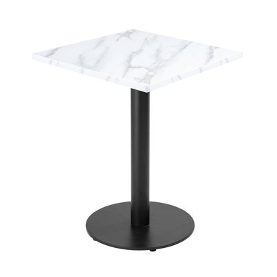 Table à manger en aggloméré avec revêtement mélaminé RIVOLI OVIALA