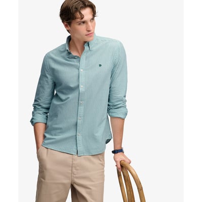 Chemise Oxford Classique à Manches Longues SUPERDRY