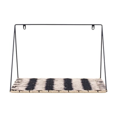 Etagere murale fibres naturelles 40x18x26cm ORNAMI