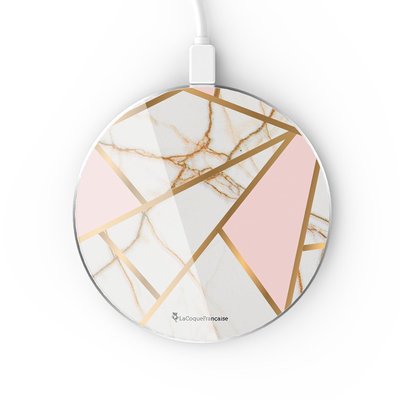 Chargeur induction Chargeur Induction contour argent LA COQUE FRANCAISE