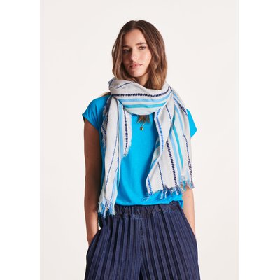 Foulard à rayures LA FEE MARABOUTEE