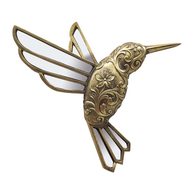 Déco murale colibri 25x23cm EMDE