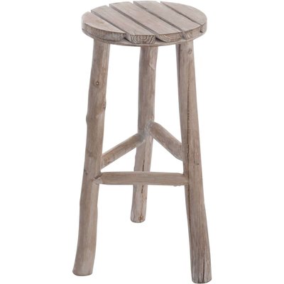 Tabouret de bar rond en chêne, Balmoral Park JOLIPA