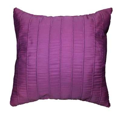 Coussin Jacquard Rayures Crash Lineo Prune 40 x 40 cm DOUCEUR D'INTÉRIEUR