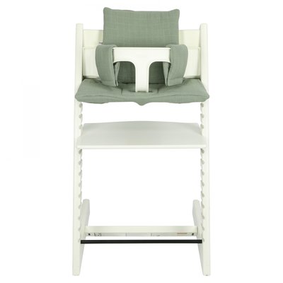 Coussin chaise haute Stokke Tripp Trapp Bliss Olive - Les rêves d'Anaïs TRIXIE