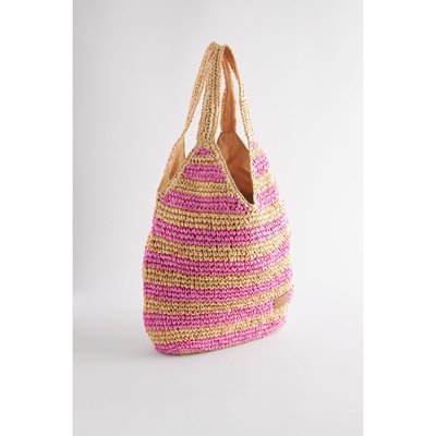 Sac à bandoulière en paille coupe classique NEXT