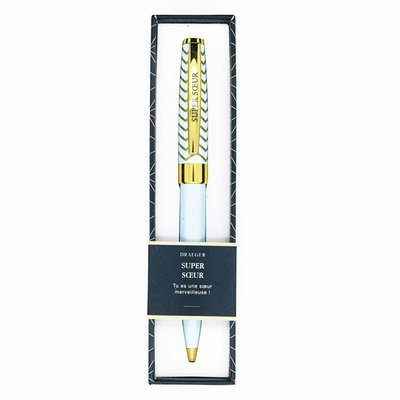 Stylo à bille personnalisé SUPER SŒUR DRAEGER PARIS