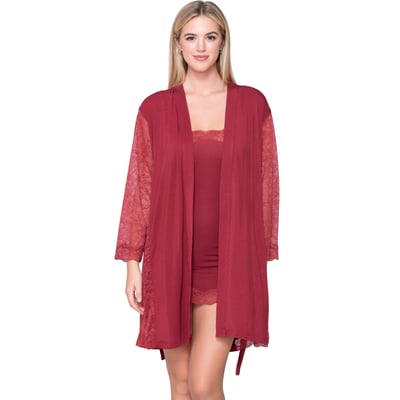 Kimono dentelle manches longues MICRO TOUCH LACE LUNA SPLENDIDA