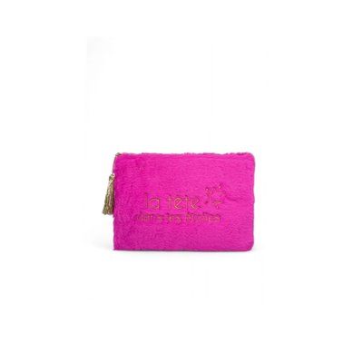 Trousse pochette en poils synthétiques FLUFFY STAR OH MY BAG