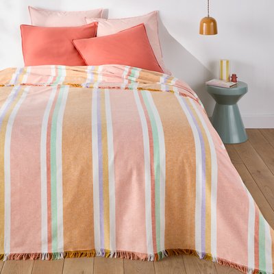 Colcha de cama de lino/algodón a rayas, Maisie LA REDOUTE INTERIEURS