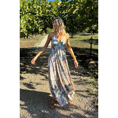 Robe longue satinée MOLLY BRACKEN