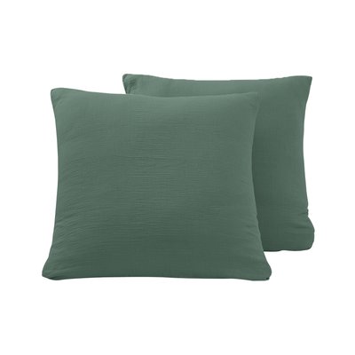 Lot de 2 taies d'oreiller en gaze de coton LOFT SENSEI MAISON
