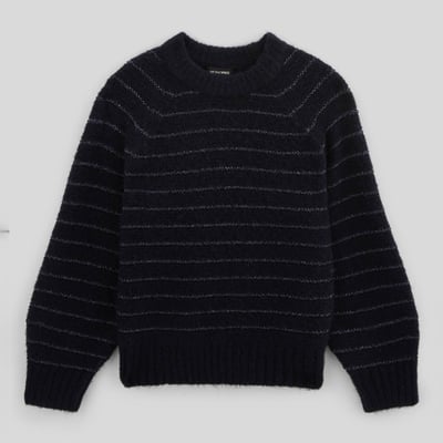 Pull rayé brillant MONOPRIX