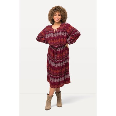 Robe midi à rayures ethniques ULLA POPKEN