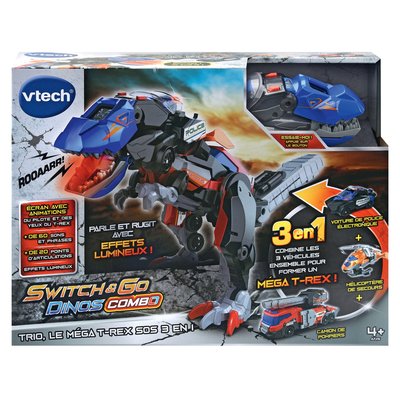 Switch and go combo - trio le mega t-rex sos (3 en 1) VTECH