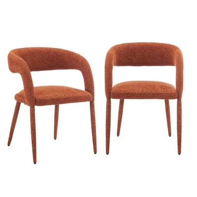 Fauteuil contemporain tissu (lot de 2) ALESSIA SWEEEK