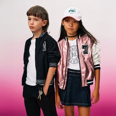 T-shirt avec strass KARL LAGERFELD KIDS