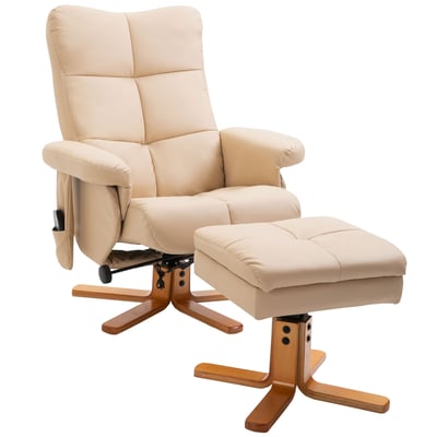 Ensemble fauteuil de massage inclinable avec HOMCOM