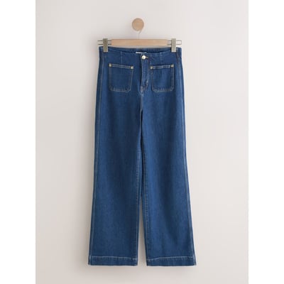 Jean stretch à taille haute et poche plaquée NEXT
