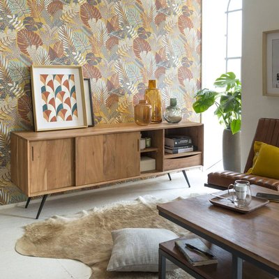 Meuble TV en bois d'acacia  SARA MADE IN MEUBLES 