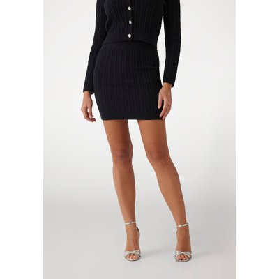 Mini-Jupe Maille Laine Mélangée GUESS