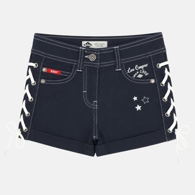 Short en jean à laçage latéral, coupe décontractée ROCK GIRL LEE COOPER