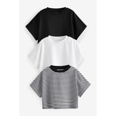 T-Shirts coupe droite, lot de 3 NEXT