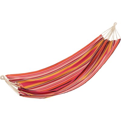 Hamac rayé coton polyester  vif  détente jardin RECOLLECTION