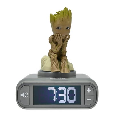 Réveil avec veilleuse Groot des Gardiens de la Galaxie 3D LEXIBOOK