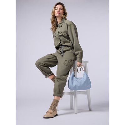 Pantalon cargo réalisé en 100% coton OLTRE